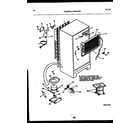 Frigidaire FPGS18TISLL0 system and automatic defrost parts diagram