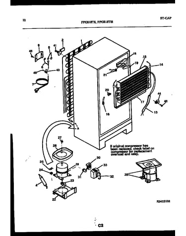 System and automatic defrost parts