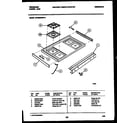 Frigidaire GPG39WNW3 cooktop parts diagram