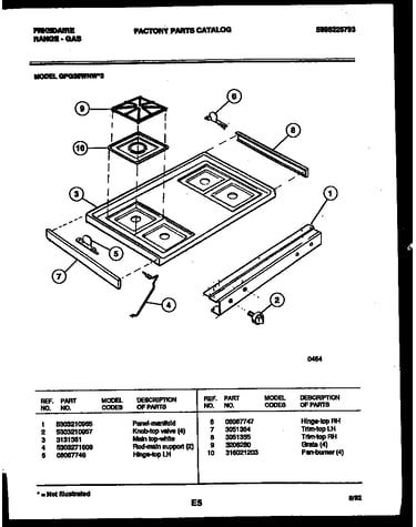 Cooktop parts