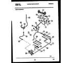 Frigidaire GPG39WNW3 burner, manifold and gas control diagram