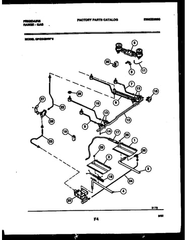 Burner, manifold and gas control