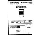 Frigidaire FEF303BAWA cover diagram