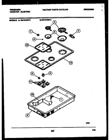 Cooktop parts