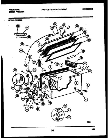 Chest freezer parts