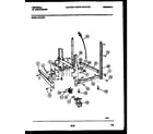 Frigidaire DB418PW2 power dry and motor parts diagram