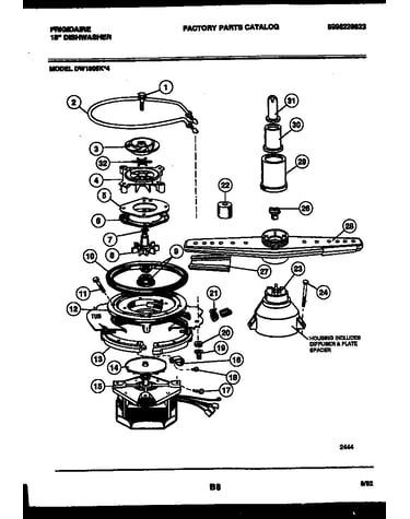 Motor pump parts