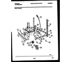 Frigidaire DW1805KW4 power dry and motor parts diagram