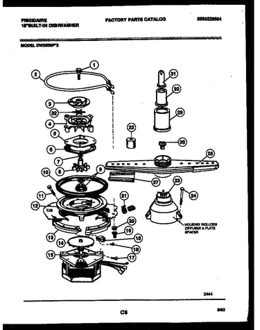 Motor pump parts