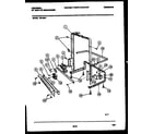 White-Westinghouse DB120P1 power dry and motor parts diagram