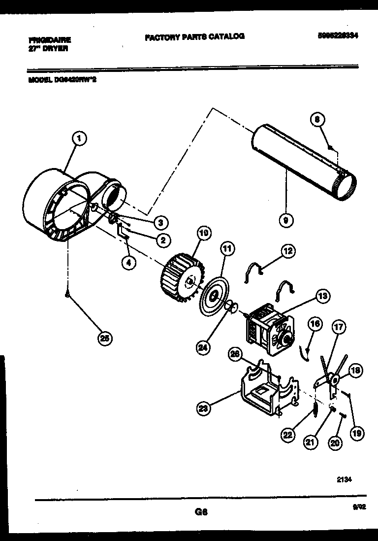 Blower and drive parts