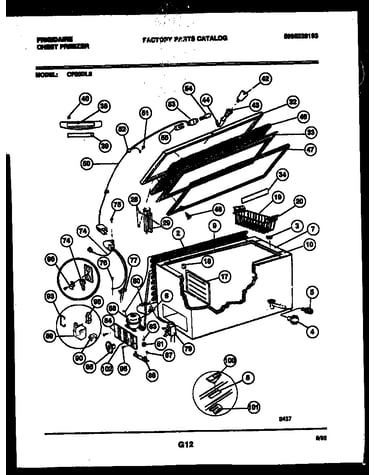 Chest freezer parts