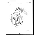 Frigidaire FPD14TPW2 cabinet parts diagram