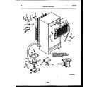 Frigidaire FPD14TPL2 system and automatic defrost parts diagram