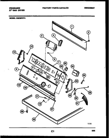 Console and control parts