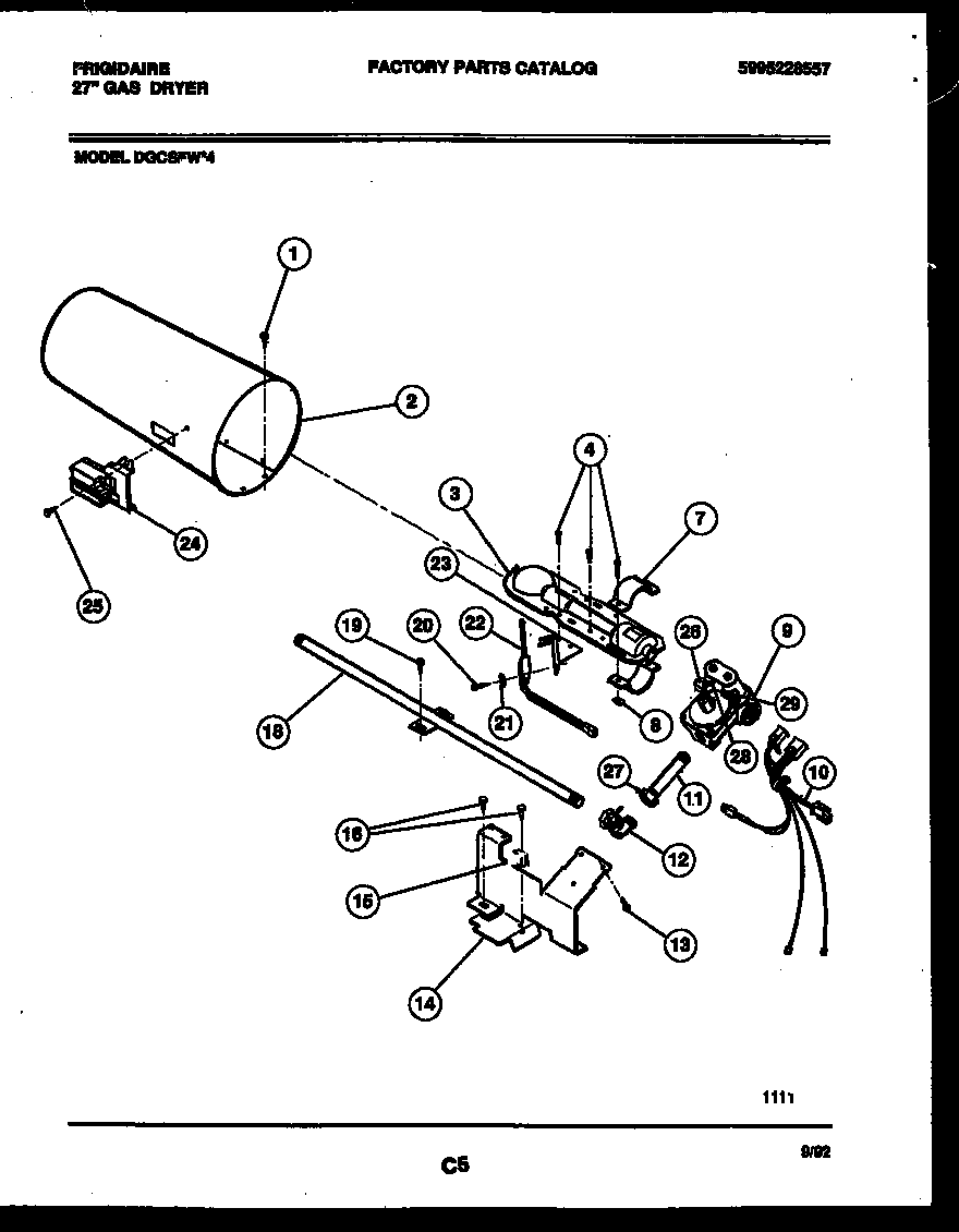 BURNER, IGNITER AND VALVE