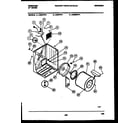Frigidaire DGCIFL4 cabinet and component parts diagram