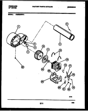 Blower and drive parts