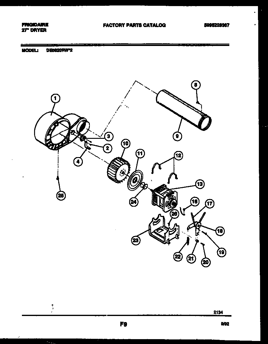 Blower and drive parts