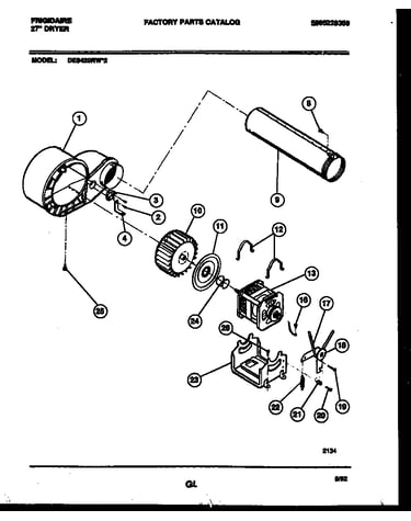 Blower and drive parts