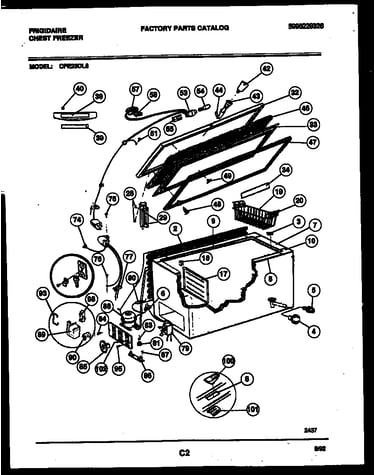 Chest freezer parts