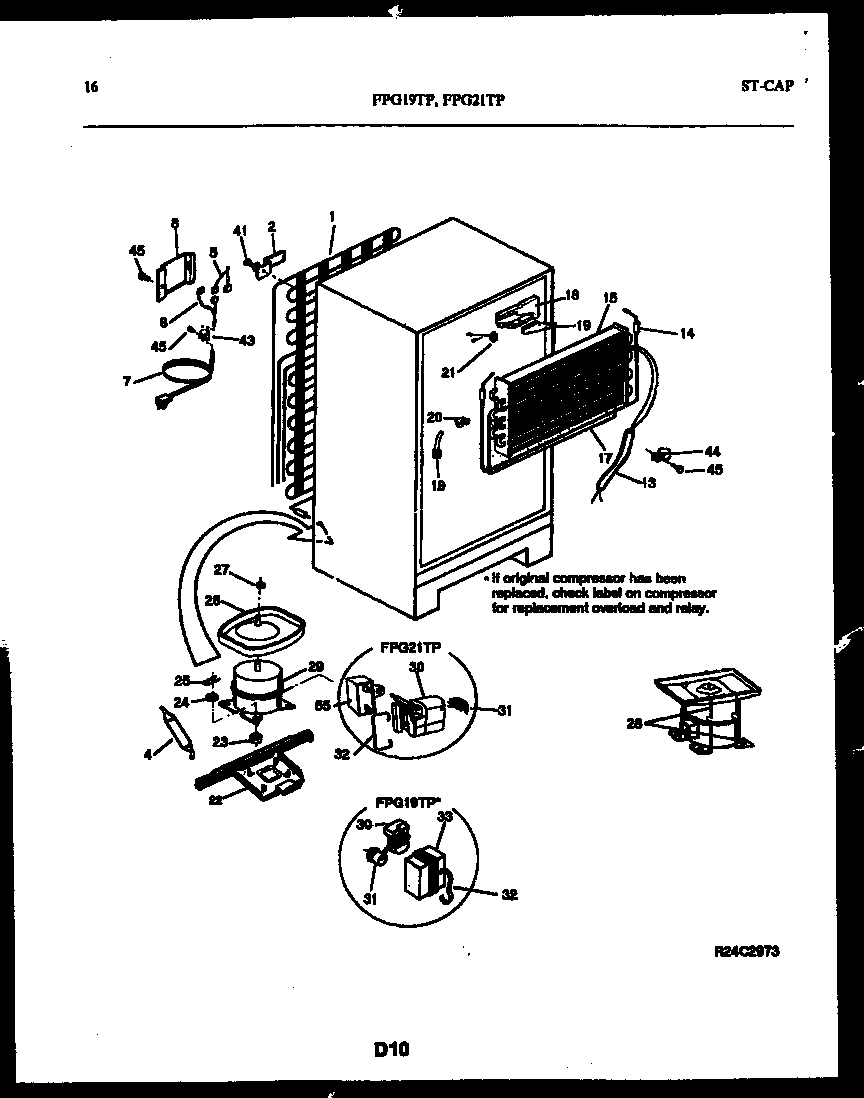 SYSTEM AND AUTOMATIC DEFROST PARTS