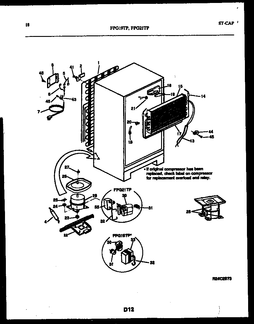 SYSTEM AND AUTOMATIC DEFROST PARTS