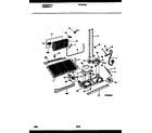 Frigidaire FRT24QRAD1 system and automatic defrost parts diagram