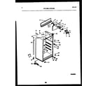 Kelvinator GTNI142BK2 cabinet parts diagram
