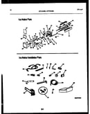 Ice maker and installation parts