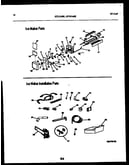 Ice maker and installation parts
