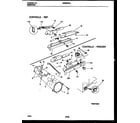 Universal/Multiflex (Frigidaire) MRS20HRAD0 refrigerator control assembly, damper control assembly and f diagram