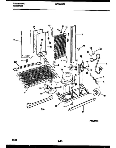 System and automatic defrost parts