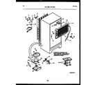 Kelvinator GTN160WK2 system and automatic defrost parts diagram
