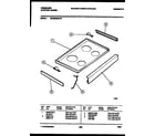 Frigidaire REG638BNL3 cooktop parts diagram