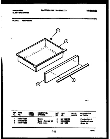 Drawer parts