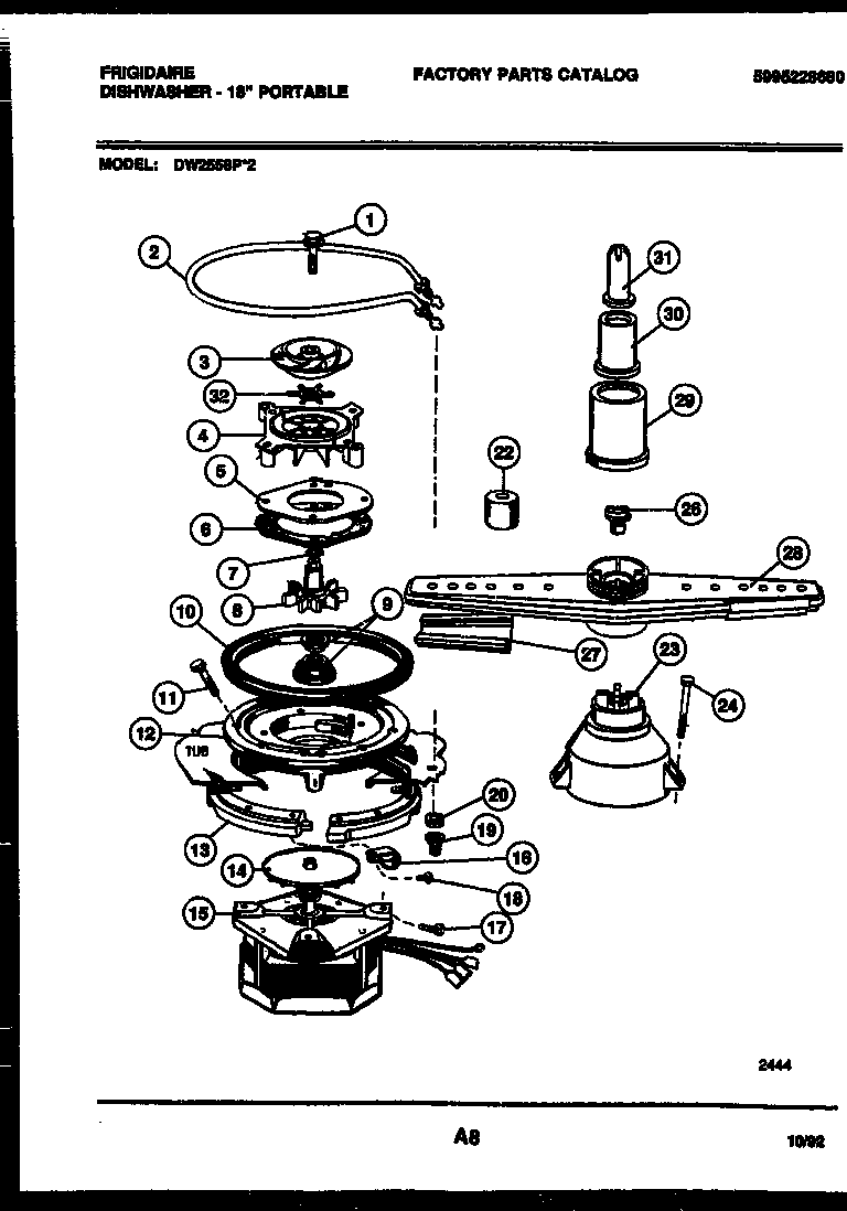 MOTOR PUMP PARTS