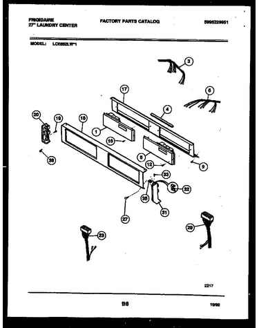 Console and control parts