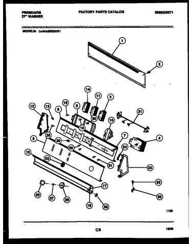 Console and control parts