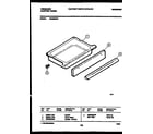 Frigidaire RE36BNL3 drawer parts diagram
