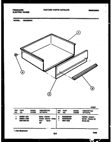 Drawer parts