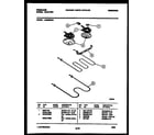 Frigidaire RG36BNW2 broiler parts diagram