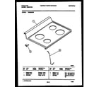 Frigidaire RG36BNW2 cooktop parts diagram