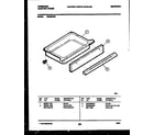 Frigidaire RS33BNW3 drawer parts diagram