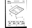 Frigidaire R30NW2 cooktop parts diagram