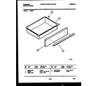 Frigidaire R30NW2 drawer parts diagram