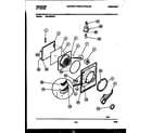 Frigidaire DE7400PW2 door parts diagram