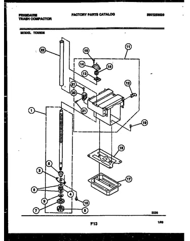 Screw-power and ram assembly