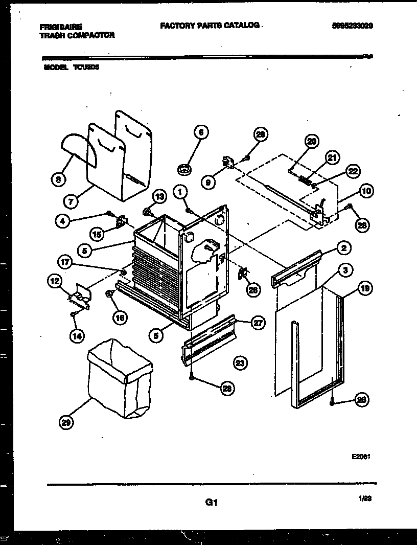 Latch and container assembly