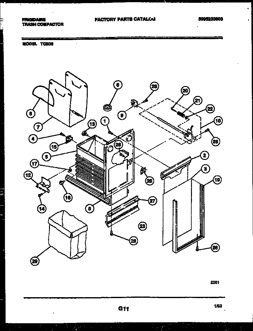 Latch and container assembly